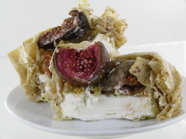 2 CROUSTILLANTS CHEVRE FIGUE